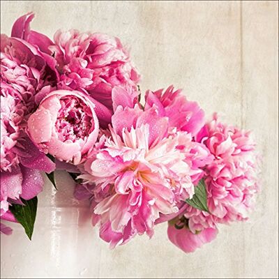 PRO-Art Dipinto murale Sweet Peony III, Arte su Vetro, 30 x 30 cm PRO-Art Dipinto murale Sweet Peony III, Arte su Vetro, 30 x 30 cm