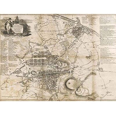 Wee Blue Coo Strangers Guide Old Map Edinburgh Leith Art Print Poster Wall Decor 12X16 Inch Wee Blue Coo Strangers Guide Old Map Edinburgh Leith Art Print Poster Wall Decor 12X16 Inch