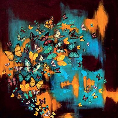 ART Lily Greenwood Tela, Multicolore, 40 x 40 cm ART Lily Greenwood Tela, Multicolore, 40 x 40 cm