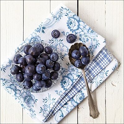 PRO-Art gla777 a murale, Arte su Vetro 'Blueberries i' 30 x 30 cm PRO-Art gla777 a murale, Arte su Vetro 'Blueberries i' 30 x 30 cm