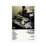 AmAzwi Kendrick Lamar, poster su tela con copertina della tracklist della sezione 80, poster per camera da letto, decorazione per camera da letto, sport, ufficio, stanza, regalo, senza cornice: 40 x