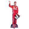 STAR CUTOUTS Sebastian Vettel Rosso, Cartone, Multicolore, 183 x 77 x 183 cm