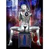 Wee Blue Coo Pittura Illustrazione Fantasy Cyborg Robot Fantascienza Arte Stampa Poster Decorazione Della Parete 30x16 Pollici