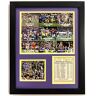 Legends Never Die 2019 LSU Tigers CFP National Champions Vittorie contro gli avversari classificati Stagione perfetta, incorniciata 30,5 x 38,1 cm doppia opacizzata foto