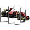 Cuadros Camara Quadro su Legno, Car Ferrari Formula 1, Vettel e Raikkonen 2017, 165 x 62cm, Stampa in qualita Fotografica. Ref.