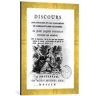 kunst für alle 'IMMAGINE incorniciata di French School "FRONTIS Piece to' Disco Urs sur l' origine et les Fonde Ments de l 'inegalite Parmi Les Hommes 'by Jean-Jacques Rousseau (1712 – 78) C., stampata, 40 x 60 cm, nel quadro immagini fatti a mano di alta