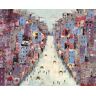 Lee McCarthy Downtown Stampa su tela, 40 x 50 cm, in poliestere, multicolore, 40 x 50 x 3,2 cm