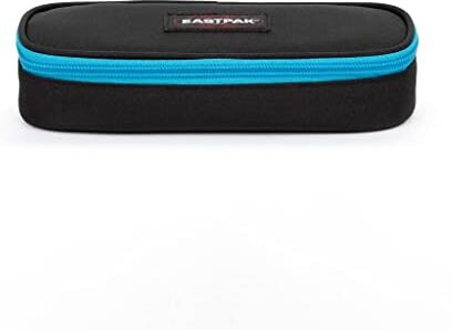 Eastpak Oval Single Astuccio Portapenne, Taglia Unica, Nero (Kontrast Grade Blue)