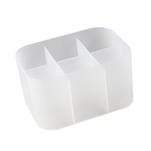 FOMIYES Porta di Pennelli Porta Organizzatore : Cuscinetti in Cotone in Plastica Dispermette di Matita Cancellatura Estetica Custodia per Il Contenitore per Il Campeggio Bush Office