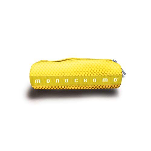 Pigna Monocromo, Astuccio, Portapenne formato Tombolino effetto rete, Giallo