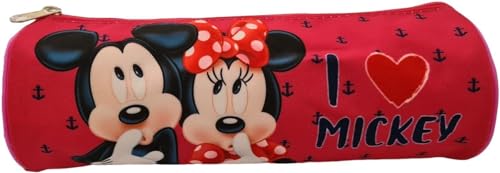 ILS I LOVE SHOPPING Portapenne  Borsellino Scuola e Asilo per Bambini 21x7x6cm (MINNIE MOUSE)