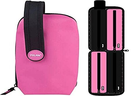 Milan Astuccio Fluo Pink Handly Multipencilcase 31 pezzi