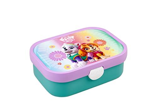 Mepal Porta Pranzo Campus Porta Pranzo Bento per Bambini Porta Pranzo con Scomparto Bento e Forchetta Con Chiusura a Clip Senza BPA e Lavabile in Lavastoviglie 750 ml Paw Patrol Girls.