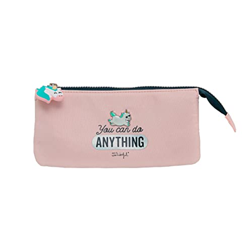 Mr. Wonderful Triple pencil case You can do anything