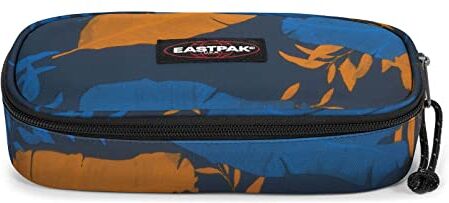 Eastpak Oval Single Astuccio Portapenne, Taglia Unica, Multicolore (Brize Banana Navy)