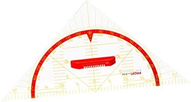 WISSNER Aktiv lernen Squadra Triangolare per disegnare, inclinazione 45°, 60 cm