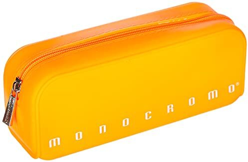 Pigna Monocromo Astuccio formato Bustina in Silicone, Arancio Fluo