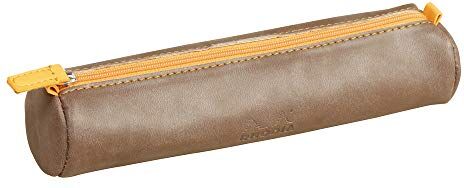 Rhodia Astuccio rotondo rama, 21,5x5,5 cm, similpelle cioccolato