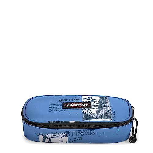 Eastpak Oval Single Astuccio Portapenne, Taglia Unica, Blu (Tags Blue)