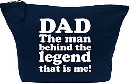 Creative Flox Astuccio creativo per trucchi con scritta in inglese “Dad Legend me King”