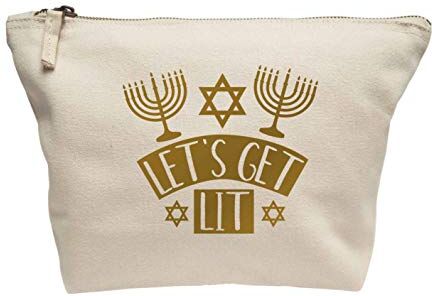 Creative Flox Astuccio creativo per trucchi Hanukkah Let's Get Lit