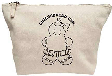 Creative Flox Astuccio creativo per trucchi, motivo: Gingerbread Girl