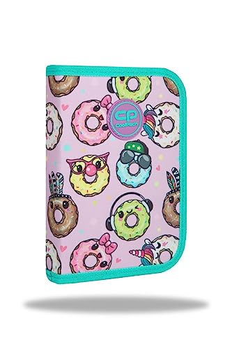 Coolpack , Astuccio CLIPPER HAPPY DONUTS, Pink