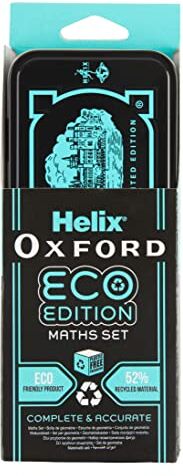 Helix Oxford Eco Mataths Set di matematica, colore: Blu