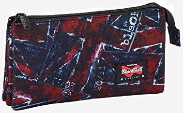 safta Astuccio Triplo blackfit8 Flags 22 X 12 X 3 Colore Passante