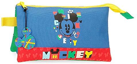 Disney Mickey Shape Shifter Astuccio triplo multicolore 22 x 12 x 5 cm poliestere