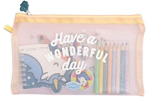 Mr. Wonderful Astuccio con extra unicorn Have a wonderful day