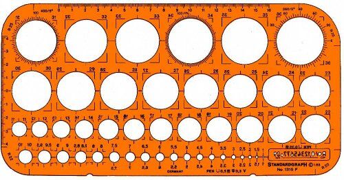 Graphoplex Standardgraph 1315F Stencil da disegno