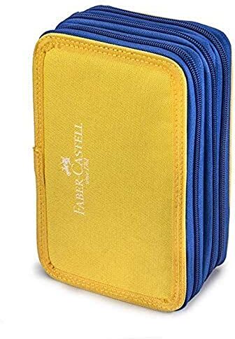 Faber-Castell Astuccio 3zip  giallo/blu