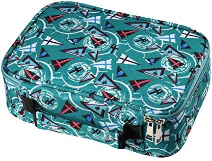 OMALOO 72 slots Astuccio Matite da Colorare Borsa per Cancelleria Astuccio Portapenne Matite Portapenne Pencil Case Borsa Matite per Studenti Artisti (Vert)