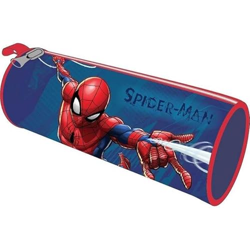 ILS I LOVE SHOPPING SPIDERMAN   Portapenne  Borsellino Scuola e Asilo per Bambini 21x7x6cm Spider-Man