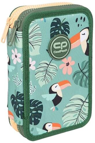 Coolpack , Astuccio JUMPER 2 TOUCANS, Green