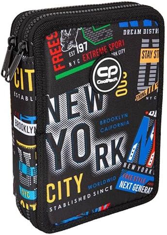 Coolpack , Astuccio JUMPER XL BIG CITY, Multicolor