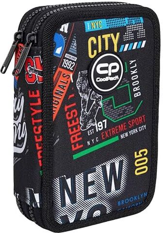 Coolpack , Astuccio JUMPER 2 BIG CITY, Multicolor