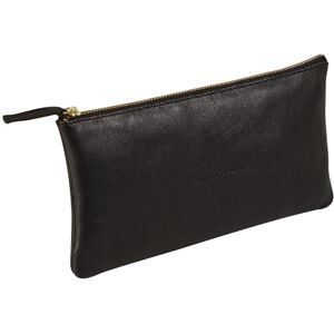 Clairefontaine Astuccio triangolare Flying Spirit 22x11 cm, in cuoio d'agnello liscio, Nero Clairefontaine Astuccio triangolare Flying Spirit 22x11 cm, in cuoio d'agnello liscio, Nero