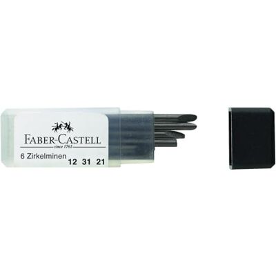 Faber-Castell Scatola di ricambio per Compasso a regolazione rapida VE=5 Faber-Castell Scatola di ricambio per Compasso a regolazione rapida VE=5