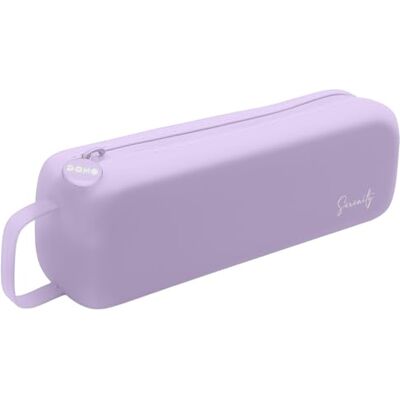DOHE Astuccio Scolastico Quadruplo 4 Scomparti Con Cerniera, Realizzato In Silicone Morbido E Resistente, 24x6,2x6,5 Cm, Include Maniglia Per Il Trasporto, Materiale Scolastico Viola DOHE Astuccio Scolastico Quadruplo 4 Scomparti Con Cerniera, Realizzato In Silicone Morbido E Resistente, 24x6,2x6,5 Cm, Include Maniglia Per Il Trasporto, Materiale Scolastico Viola