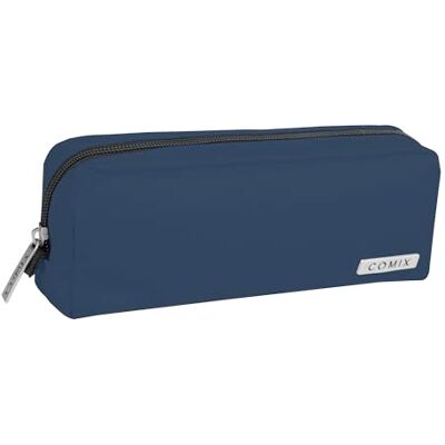 COMIX Astuccio Scuola, Astuccio Bambino e Bambina Rettangolare, Ideale per Riporre la Cancelleria, con Pratica Chiusura a Zip, 22 x 8,5h x 5 COMIX Astuccio Scuola, Astuccio Bambino e Bambina Rettangolare, Ideale per Riporre la Cancelleria, con Pratica Chiusura a Zip, 22 x 8,5h x 5
