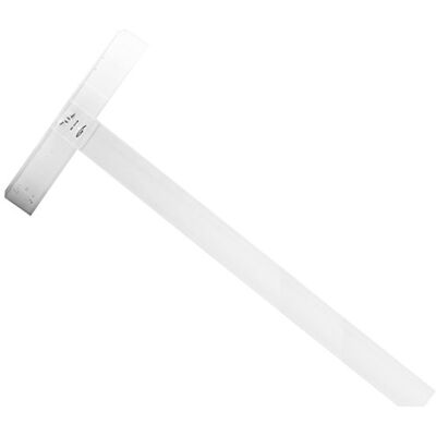 Graphoplex Squadra Tee testa mobile 2 bordi antimacchia 80 cm trasparente Graphoplex Squadra Tee testa mobile 2 bordi antimacchia 80 cm trasparente