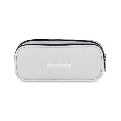 Invicta Portapenne Scuola 2 Zip, Grigio, Astuccio Doppio Scomparto Da Riempire Con Penne e Matite, Accessori Zaino, Scuola Media Superiore, Per Ragazzo e Ragazza Invicta Portapenne Scuola 2 Zip, Grigio, Astuccio Doppio Scomparto Da Riempire Con Penne e Matite, Accessori Zaino, Scuola Media Superiore, Per Ragazzo e Ragazza