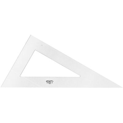 Graphoplex Squadra 45 Gradi Trasparente 50 cm 3 Lati Dritti Strumento di Precisione per Disegno Tecnico, Architettura e Misurazione Scuola Fornitura, Carpentiere, Falegname Infrangibile Graphoplex Squadra 45 Gradi Trasparente 50 cm 3 Lati Dritti Strumento di Precisione per Disegno Tecnico, Architettura e Misurazione Scuola Fornitura, Carpentiere, Falegname Infrangibile