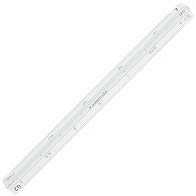 Staedtler Tipo alta precisione tascabile interamente in alluminio architetto scala triangolare per 15 cm Staedtler Tipo alta precisione tascabile interamente in alluminio architetto scala triangolare per 15 cm