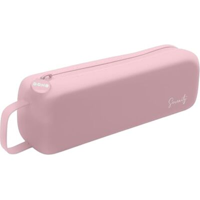 DOHE Astuccio Scolastico Quadruplo 4 Scomparti Con Cerniera, Realizzato In Silicone Morbido E Resistente, 24x6,2x6,5 Cm, Include Maniglia Per Il Trasporto, Materiale Scolastico Rosa DOHE Astuccio Scolastico Quadruplo 4 Scomparti Con Cerniera, Realizzato In Silicone Morbido E Resistente, 24x6,2x6,5 Cm, Include Maniglia Per Il Trasporto, Materiale Scolastico Rosa