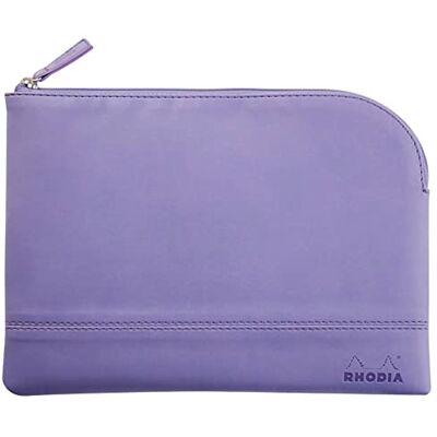 Rhodia Astuccio con cerniera simil cuoio 16x22cm Iris Rhodia Astuccio con cerniera simil cuoio 16x22cm Iris