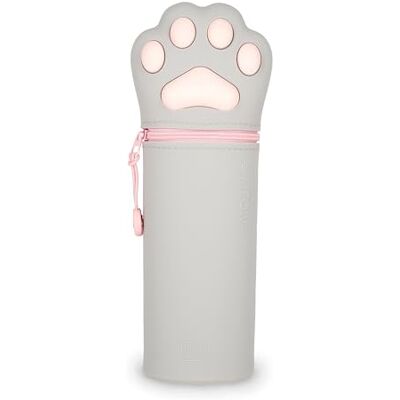 Legami Kawaii Astuccio Scuola 2 in 1 in Morbido Silicone, Tema Kitty Paw, Portapenne da Tavolo, Chiusura con Cerniera, Penne Pastelli Pennarelli, H 18.5 cm Legami Kawaii Astuccio Scuola 2 in 1 in Morbido Silicone, Tema Kitty Paw, Portapenne da Tavolo, Chiusura con Cerniera, Penne Pastelli Pennarelli, H 18.5 cm