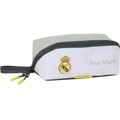 safta Real Madrid Attrezzatura 25/26 Astuccio quadrato grande, astuccio per bambini, ideale per bambini in età scolastica, comodo e versatile, qualità e resistenza, 22 x 10 x 10 cm, bianco, M safta Real Madrid Attrezzatura 25/26 Astuccio quadrato grande, astuccio per bambini, ideale per bambini in età scolastica, comodo e versatile, qualità e resistenza, 22 x 10 x 10 cm, bianco, M